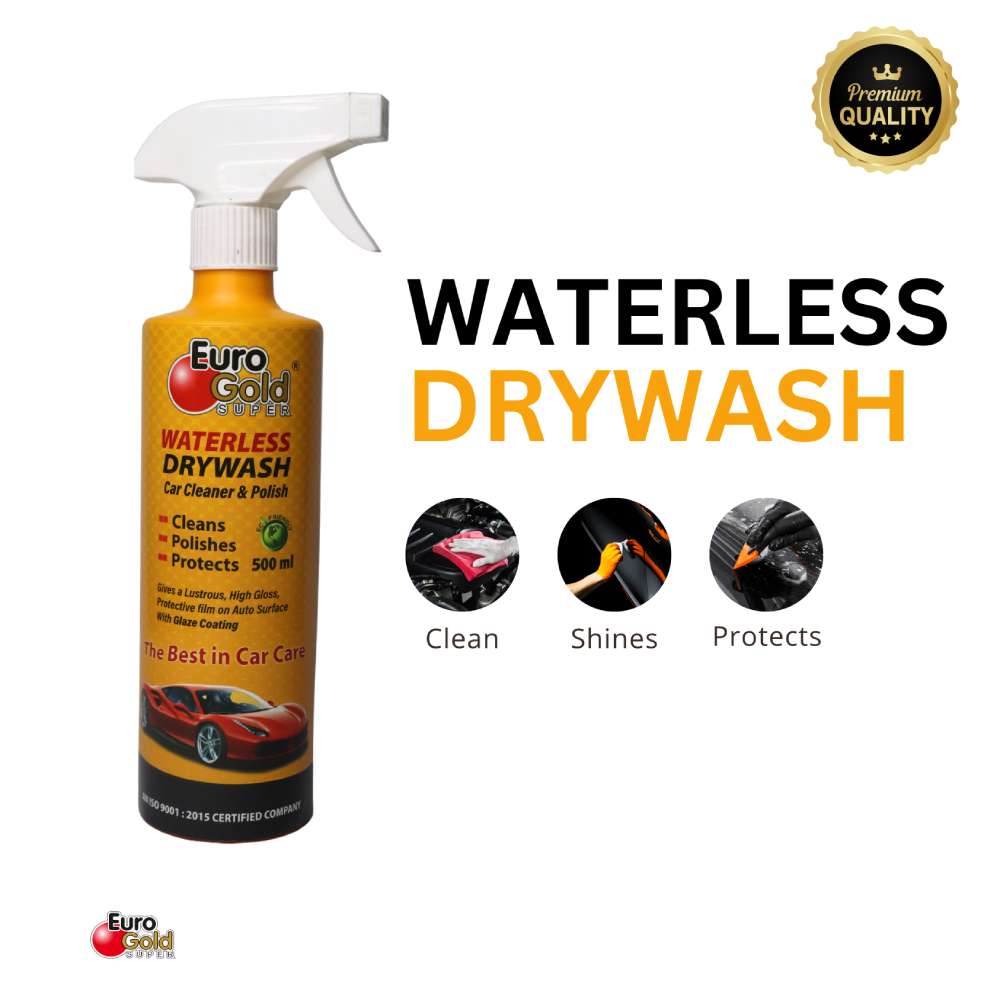 WATERLESS DRYWASH- CAR CLEANER & POLISH LIQUID BASED - 500ml